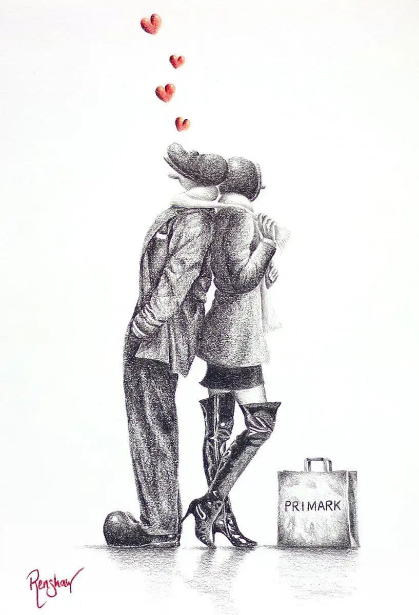 Pretty Northern - Original Sketch - SOLD by artist David Renshaw - Wyecliffe Galleries