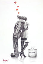 Pretty Northern - Original Sketch - SOLD by artist David Renshaw - Wyecliffe Galleries