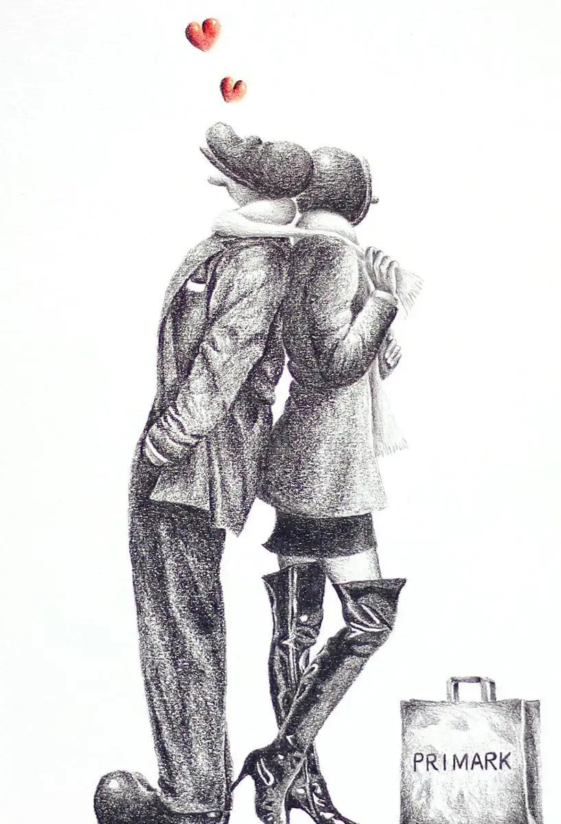 Pretty Northern - Original Sketch - SOLD by artist David Renshaw - Wyecliffe Galleries