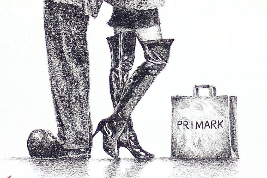 Pretty Northern - Original Sketch - SOLD by artist David Renshaw - Wyecliffe Galleries