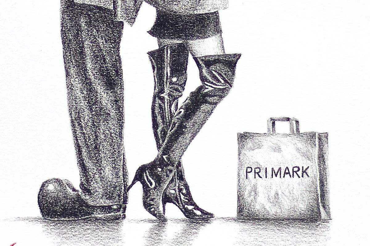 Pretty Northern - Original Sketch - SOLD by artist David Renshaw - Wyecliffe Galleries