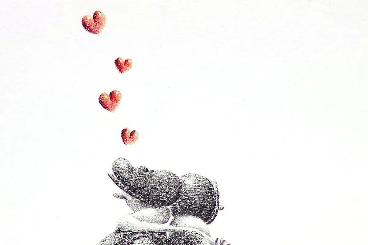 Pretty Northern - Original Sketch - SOLD by artist David Renshaw - Wyecliffe Galleries