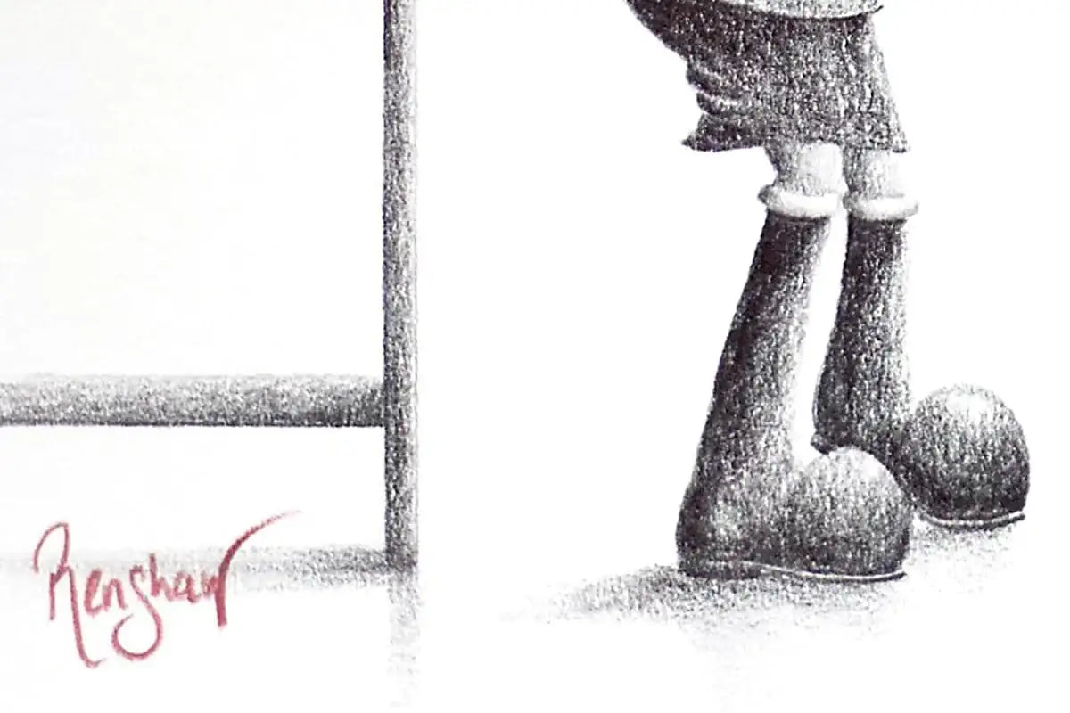 Pub Fiction - Original Sketch - SOLD by artist David Renshaw - Wyecliffe Galleries