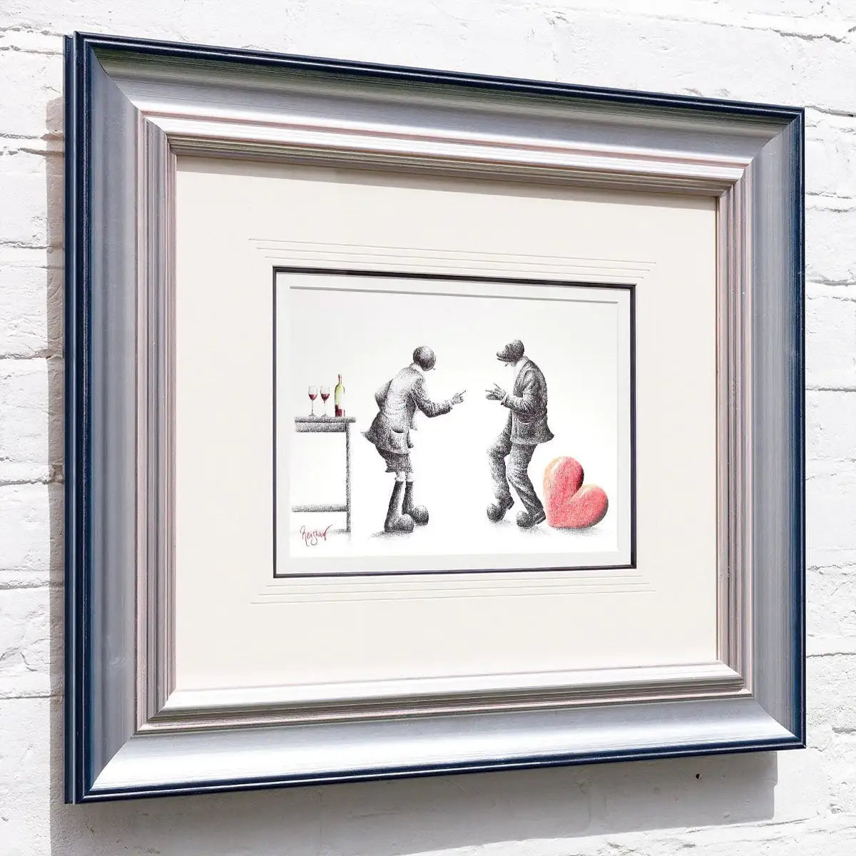 Pub Fiction - Original Sketch - SOLD by artist David Renshaw - Wyecliffe Galleries