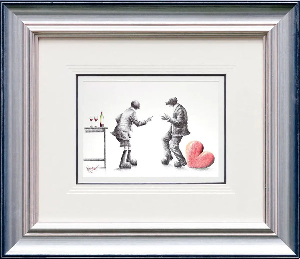 Pub Fiction - Original Sketch - SOLD by artist David Renshaw - Wyecliffe Galleries