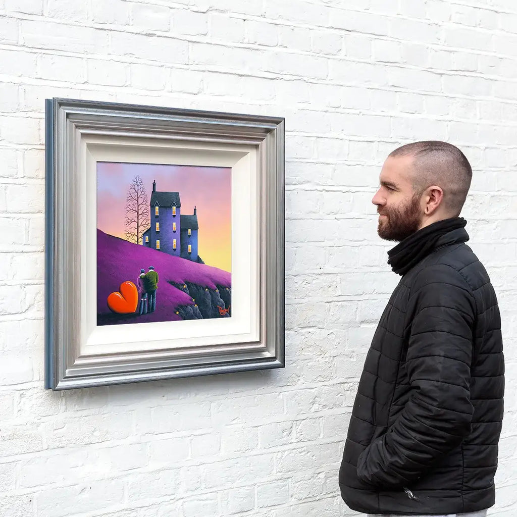 Purple Fusion - Original - SOLD by artist David Renshaw - Wyecliffe Galleries