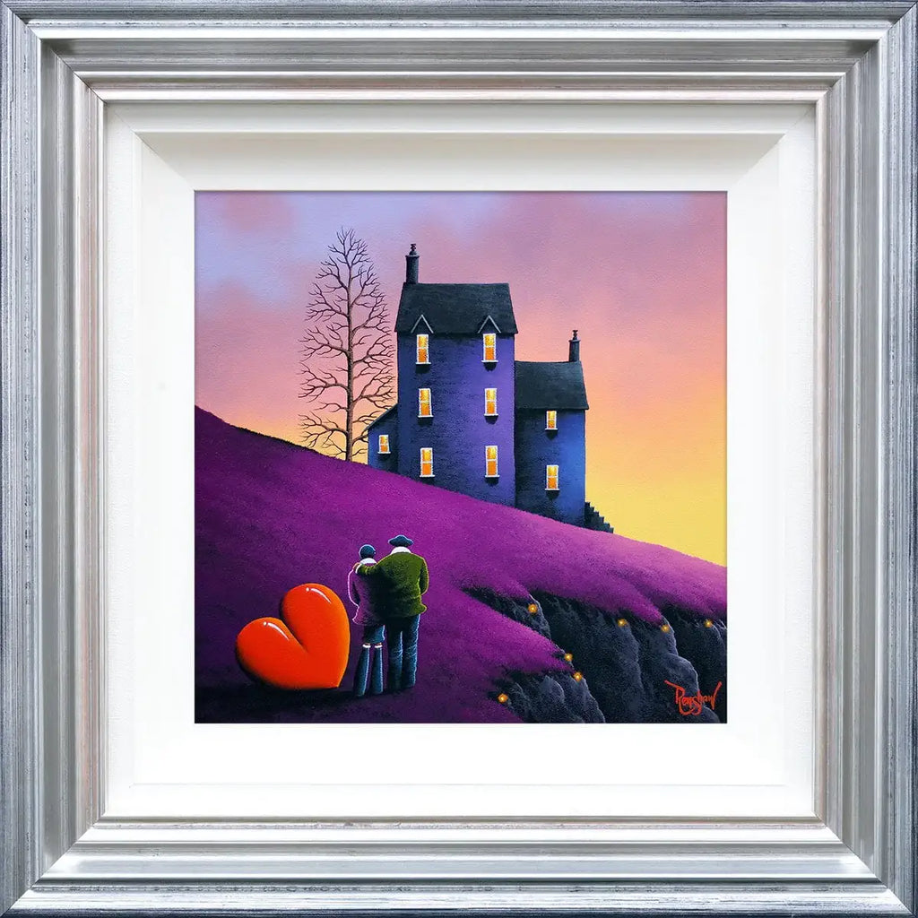 Purple Fusion - Original - SOLD by artist David Renshaw - Wyecliffe Galleries