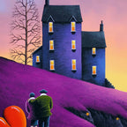 Purple Fusion - Original - SOLD by artist David Renshaw - Wyecliffe Galleries