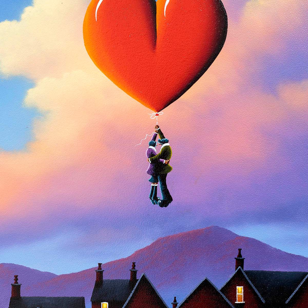 Rising With My Love - Original - SOLD by artist David Renshaw - Wyecliffe Galleries