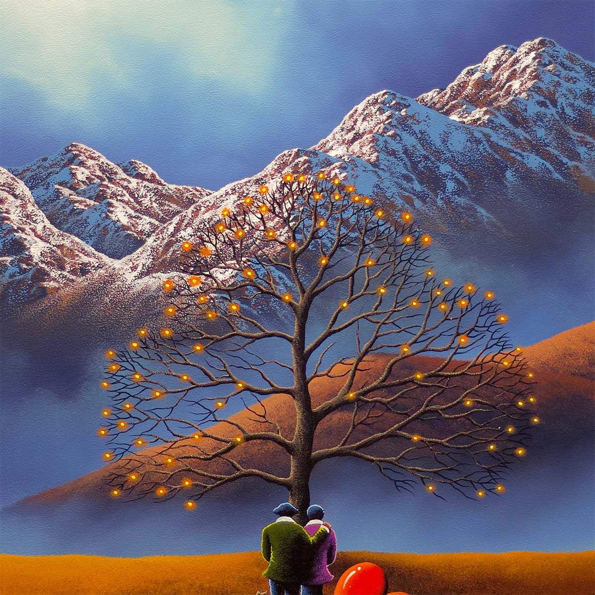 Roots Of Love, Branches Of Light - Original - SOLD by artist David Renshaw - Wyecliffe Galleries