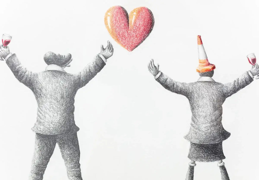 Saturday Night Session - Original Sketch - SOLD by artist David Renshaw - Wyecliffe Galleries