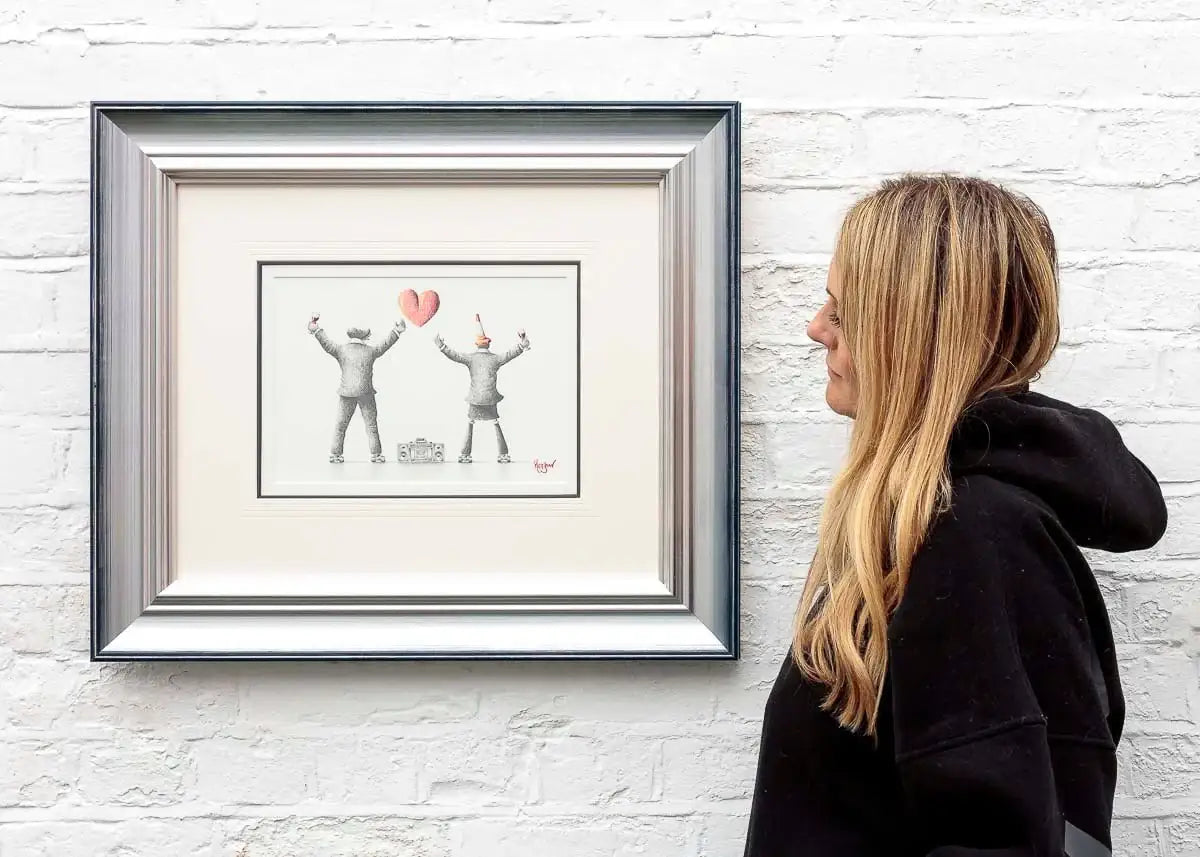 Saturday Night Session - Original Sketch - SOLD by artist David Renshaw - Wyecliffe Galleries