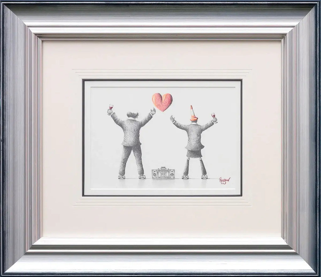 Saturday Night Session - Original Sketch - SOLD by artist David Renshaw - Wyecliffe Galleries