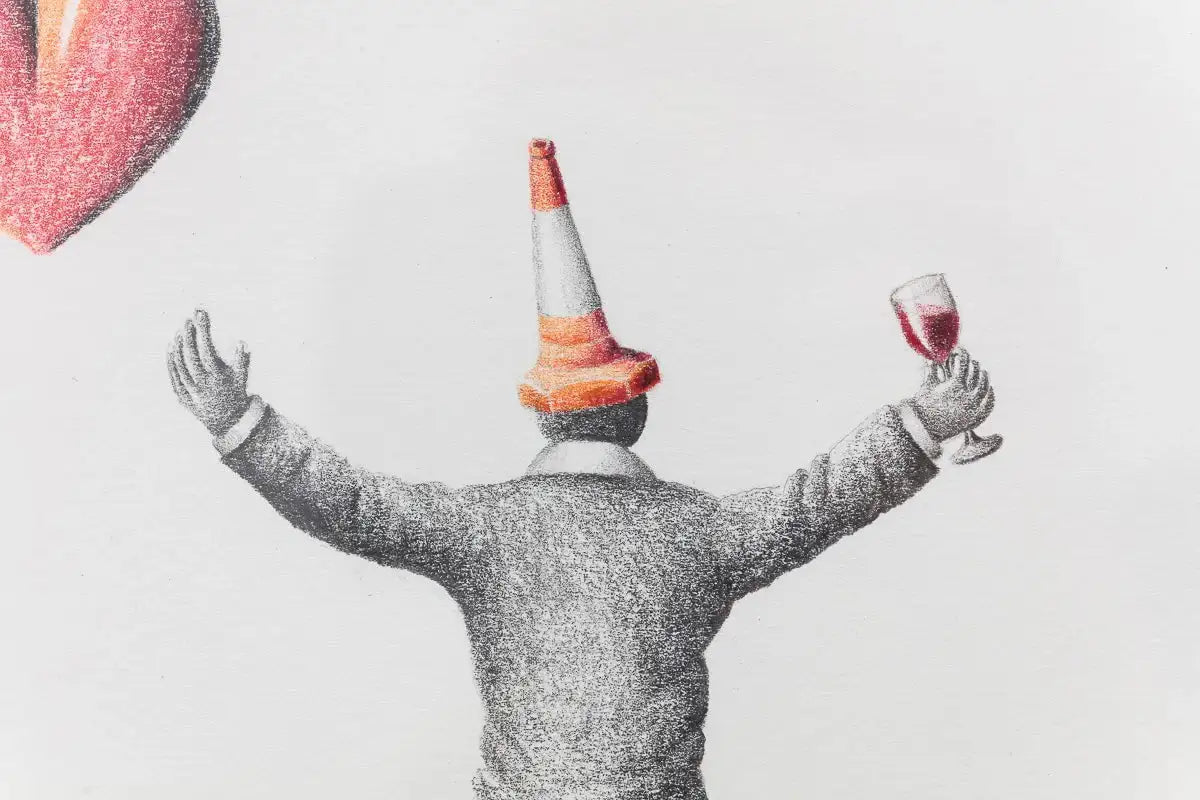 Saturday Night Session - Original Sketch - SOLD by artist David Renshaw - Wyecliffe Galleries