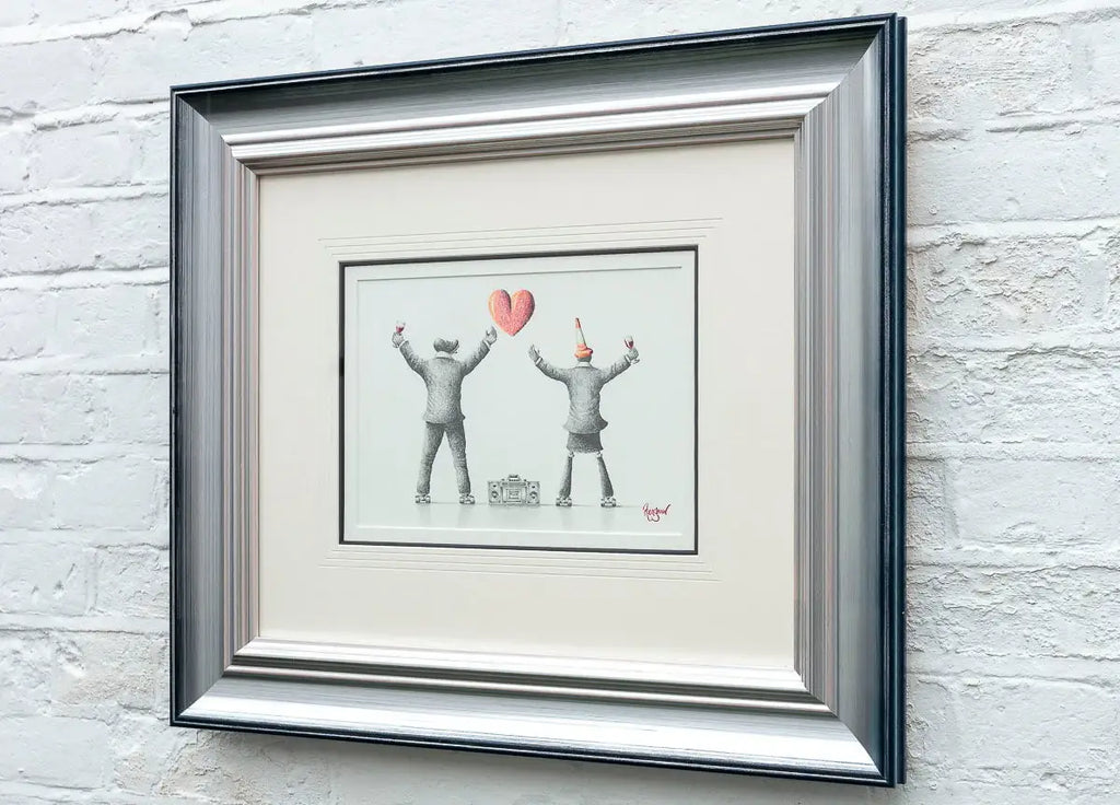 Saturday Night Session - Original Sketch - SOLD by artist David Renshaw - Wyecliffe Galleries