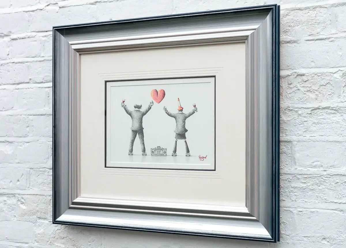 Saturday Night Session - Original Sketch - SOLD by artist David Renshaw - Wyecliffe Galleries