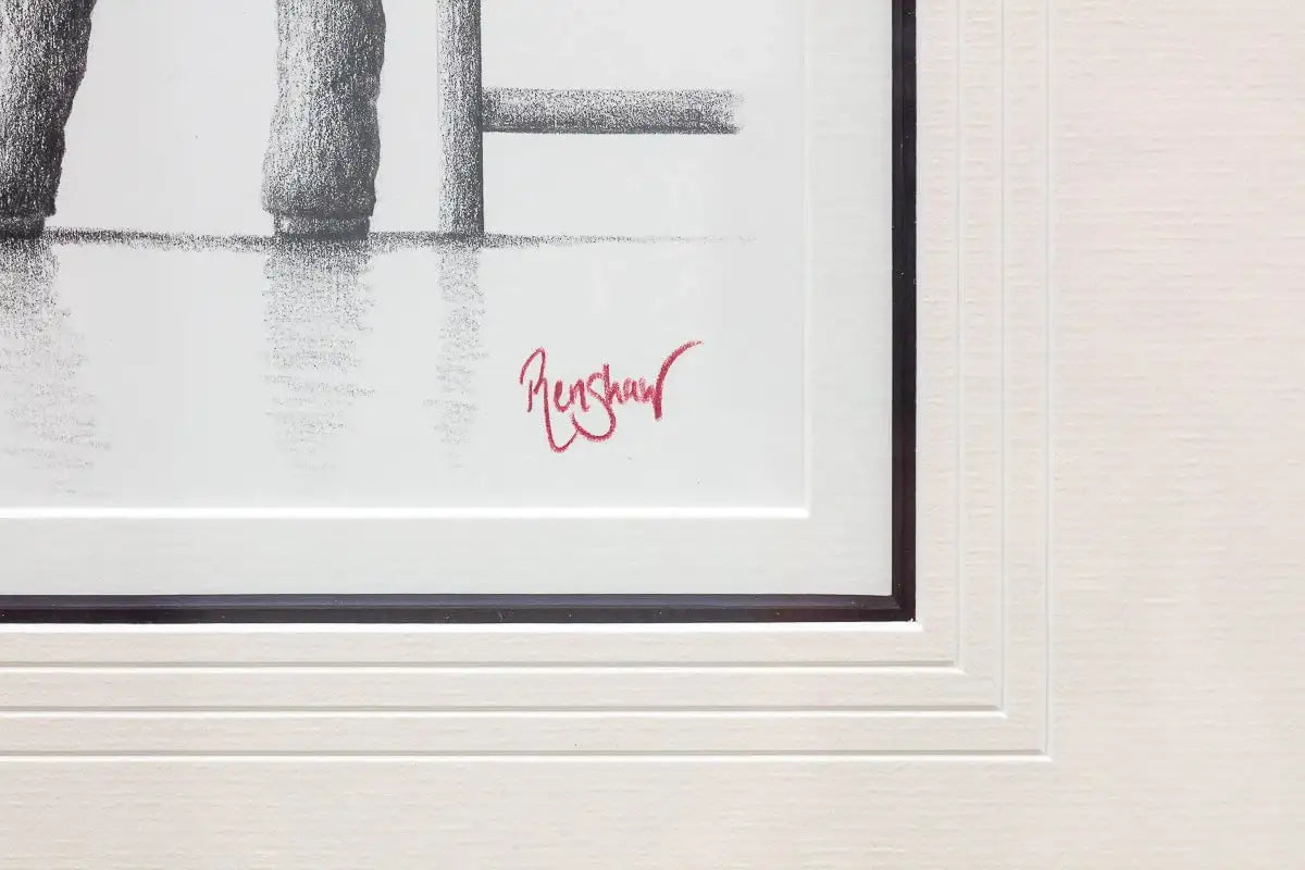 Saturday Night Vibes - Original Sketch - SOLD by artist David Renshaw - Wyecliffe Galleries