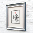 Saturday Night Vibes - Original Sketch - SOLD by artist David Renshaw - Wyecliffe Galleries