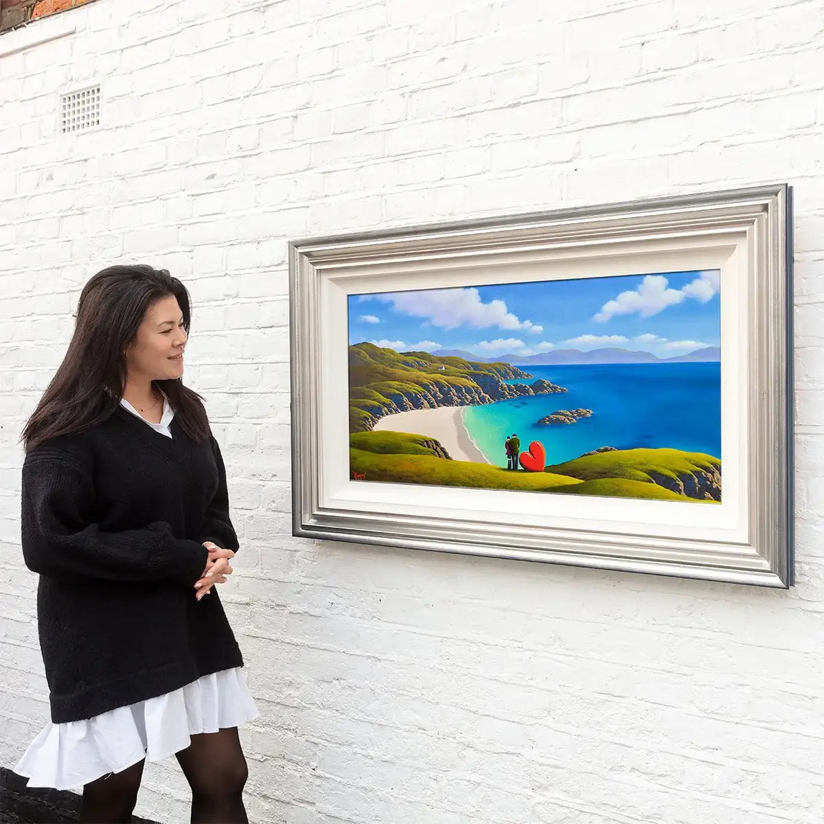 Sea With A View - Original - SOLD by artist David Renshaw - Wyecliffe Galleries