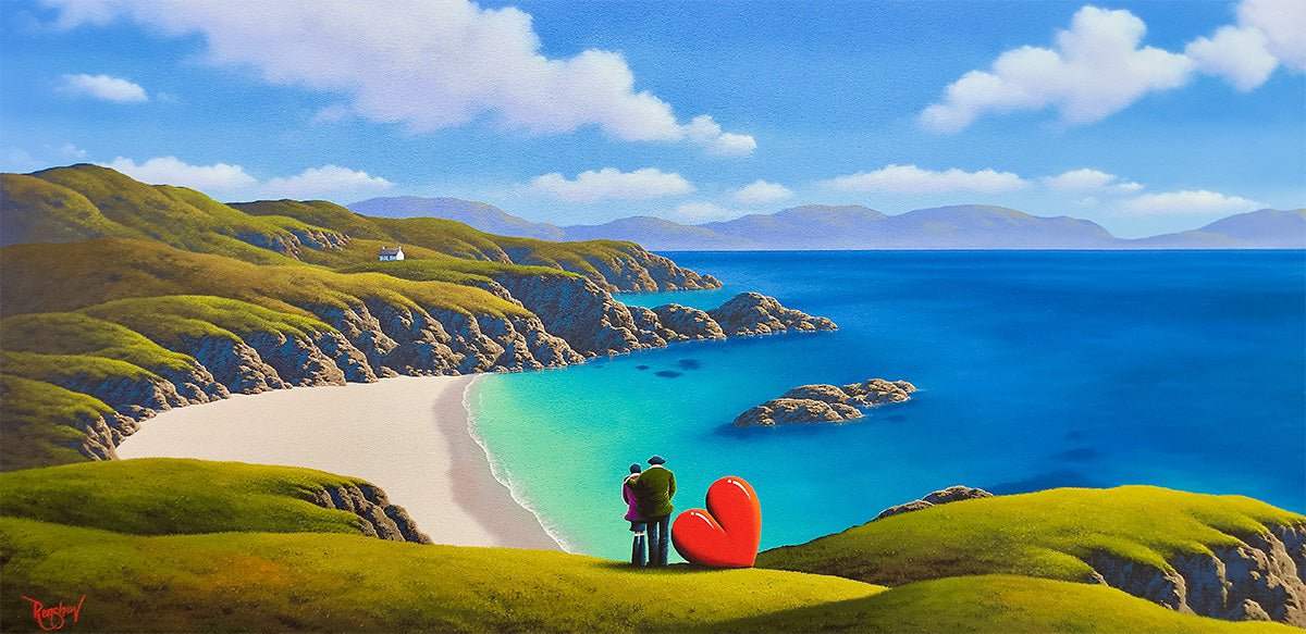 Sea With A View - Original - SOLD by artist David Renshaw - Wyecliffe Galleries