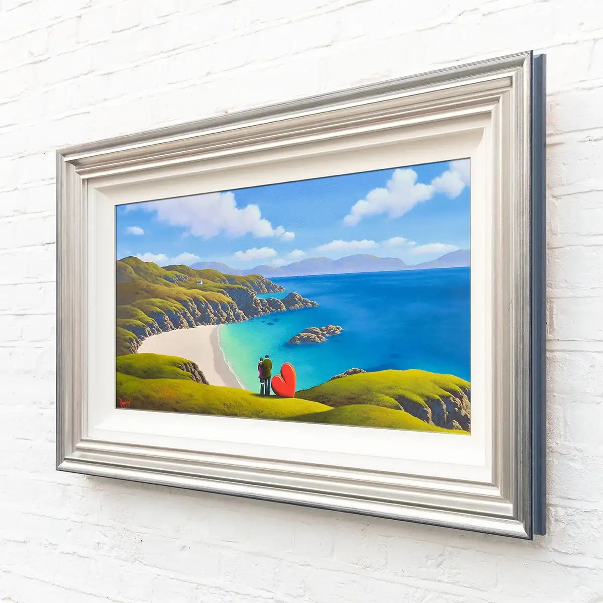 Sea With A View - Original - SOLD by artist David Renshaw - Wyecliffe Galleries