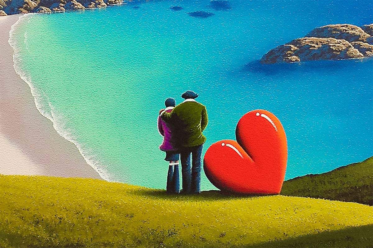 Sea With A View - Original - SOLD by artist David Renshaw - Wyecliffe Galleries