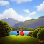 Serenity Of Our Love - Original - SOLD by artist David Renshaw - Wyecliffe Galleries