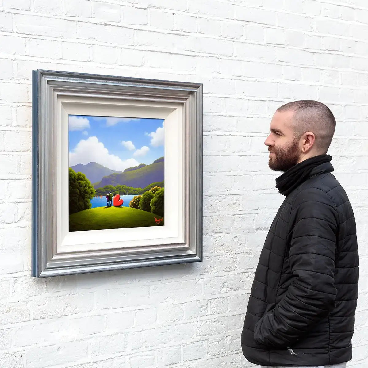 Serenity Of Our Love - Original - SOLD by artist David Renshaw - Wyecliffe Galleries