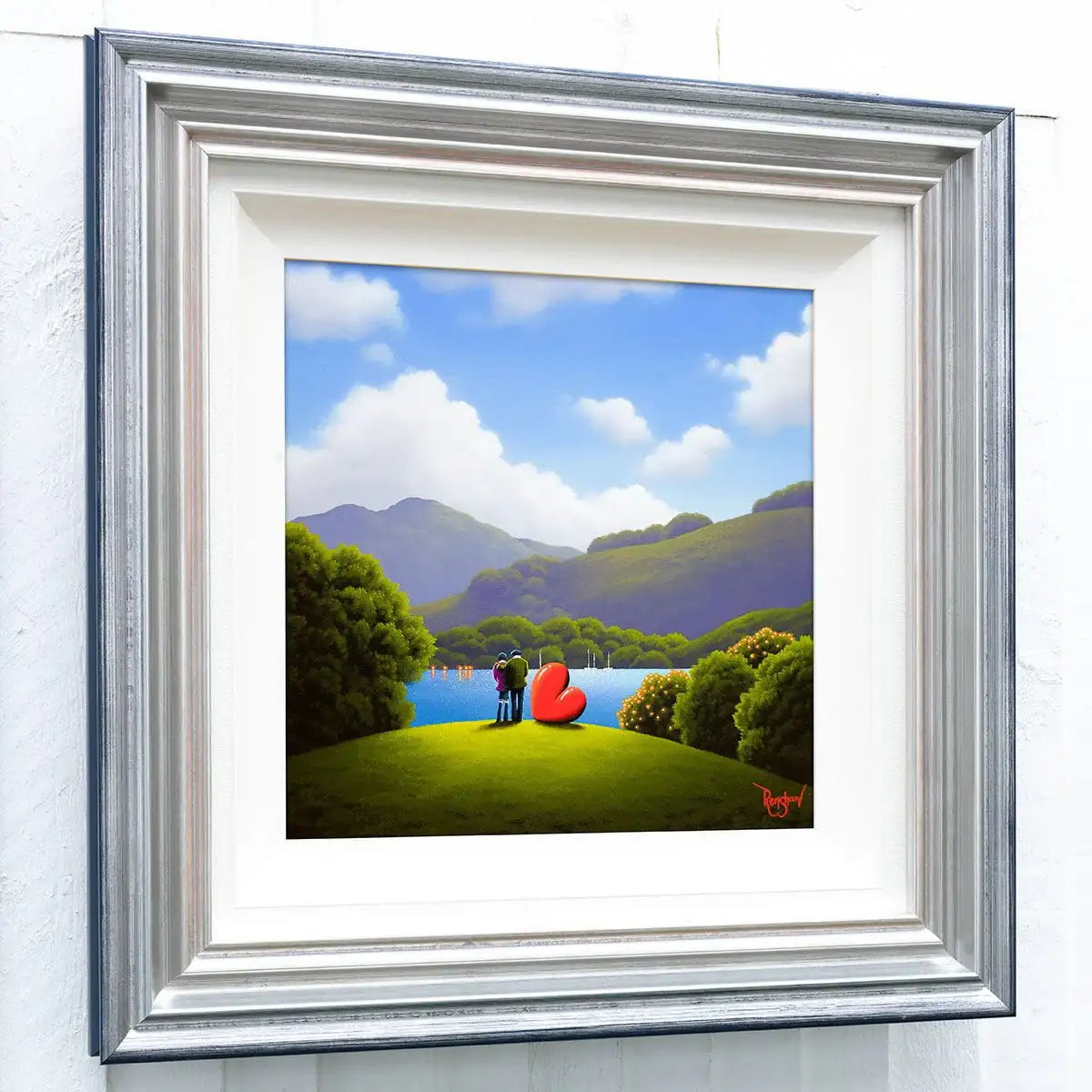 Serenity Of Our Love - Original - SOLD by artist David Renshaw - Wyecliffe Galleries