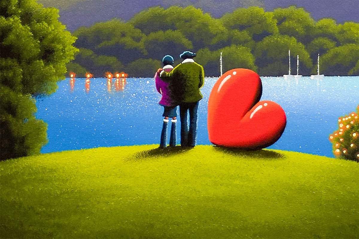 Serenity Of Our Love - Original - SOLD by artist David Renshaw - Wyecliffe Galleries