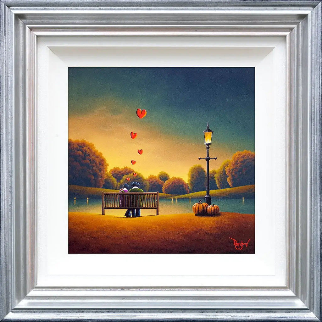 Sharing Memories With My Love - Original - SOLD by artist David Renshaw - Wyecliffe Galleries