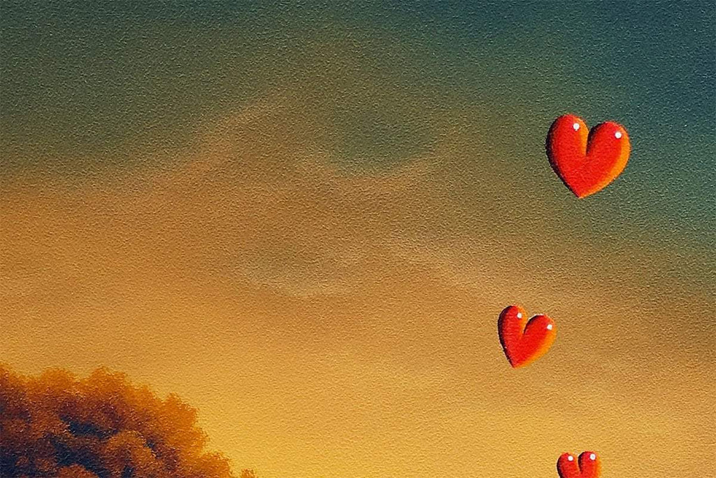 Sharing Memories With My Love - Original - SOLD by artist David Renshaw - Wyecliffe Galleries