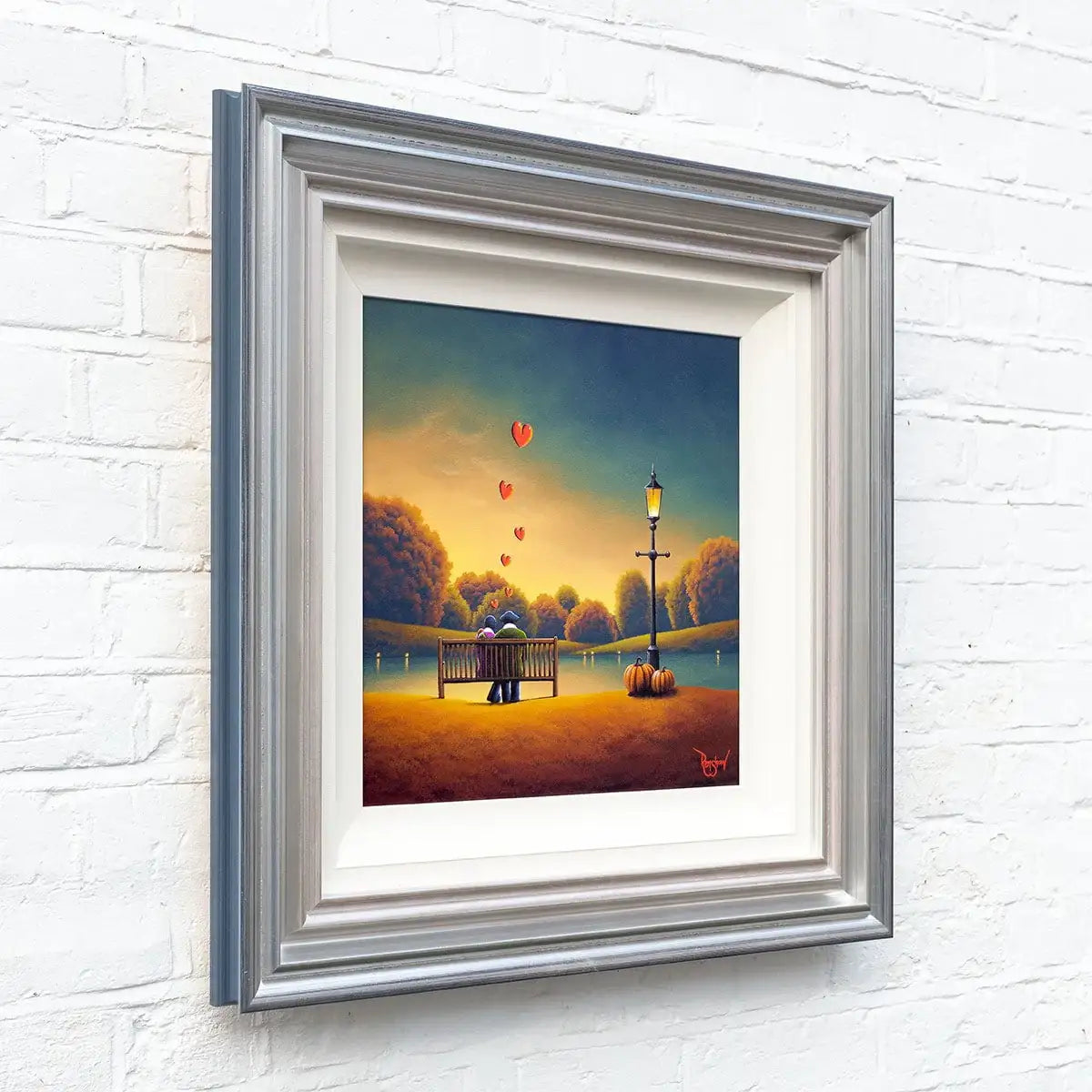 Sharing Memories With My Love - Original - SOLD by artist David Renshaw - Wyecliffe Galleries