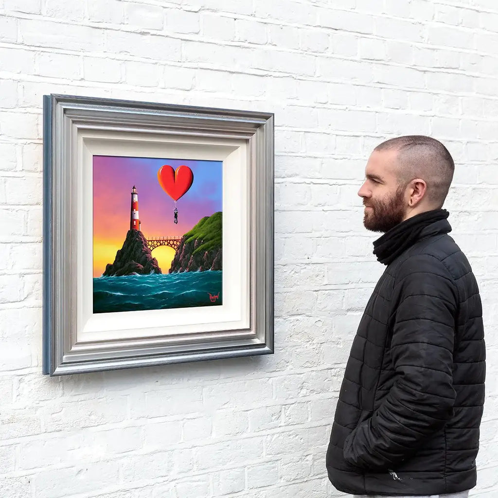 Skybound Hearts - Original - SOLD by artist David Renshaw - Wyecliffe Galleries