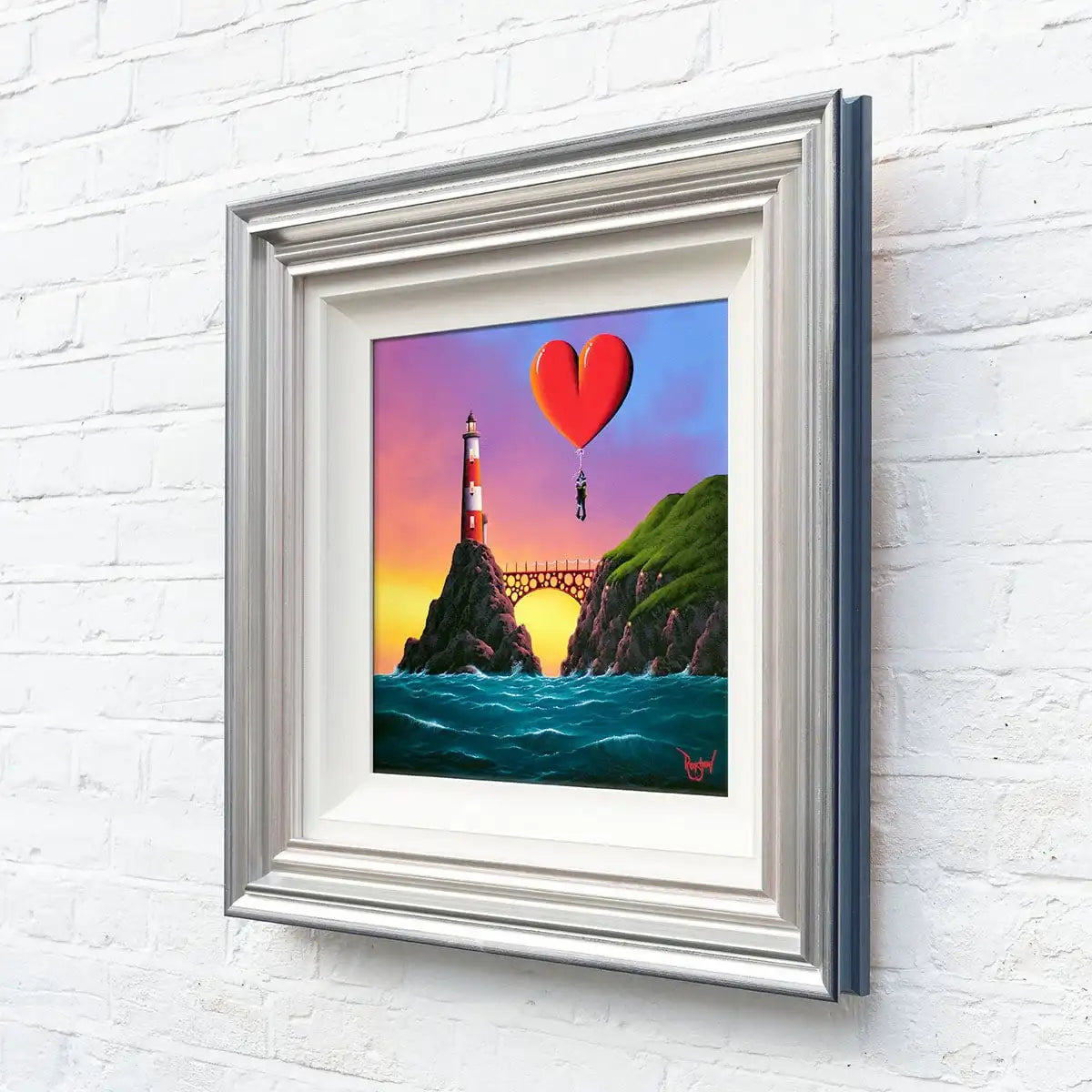 Skybound Hearts - Original - SOLD by artist David Renshaw - Wyecliffe Galleries