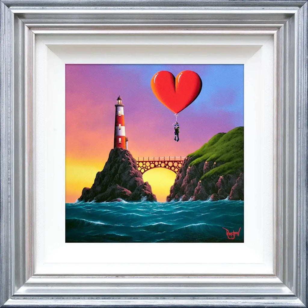 Skybound Hearts - Original - SOLD by artist David Renshaw - Wyecliffe Galleries