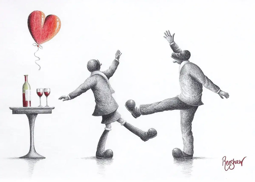 Strictly Come Dancing - Original Sketch by artist David Renshaw - Wyecliffe Galleries