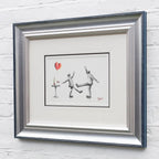 Strictly Come Dancing - Original Sketch by artist David Renshaw - Wyecliffe Galleries