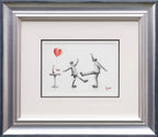 Strictly Come Dancing - Original Sketch by artist David Renshaw - Wyecliffe Galleries