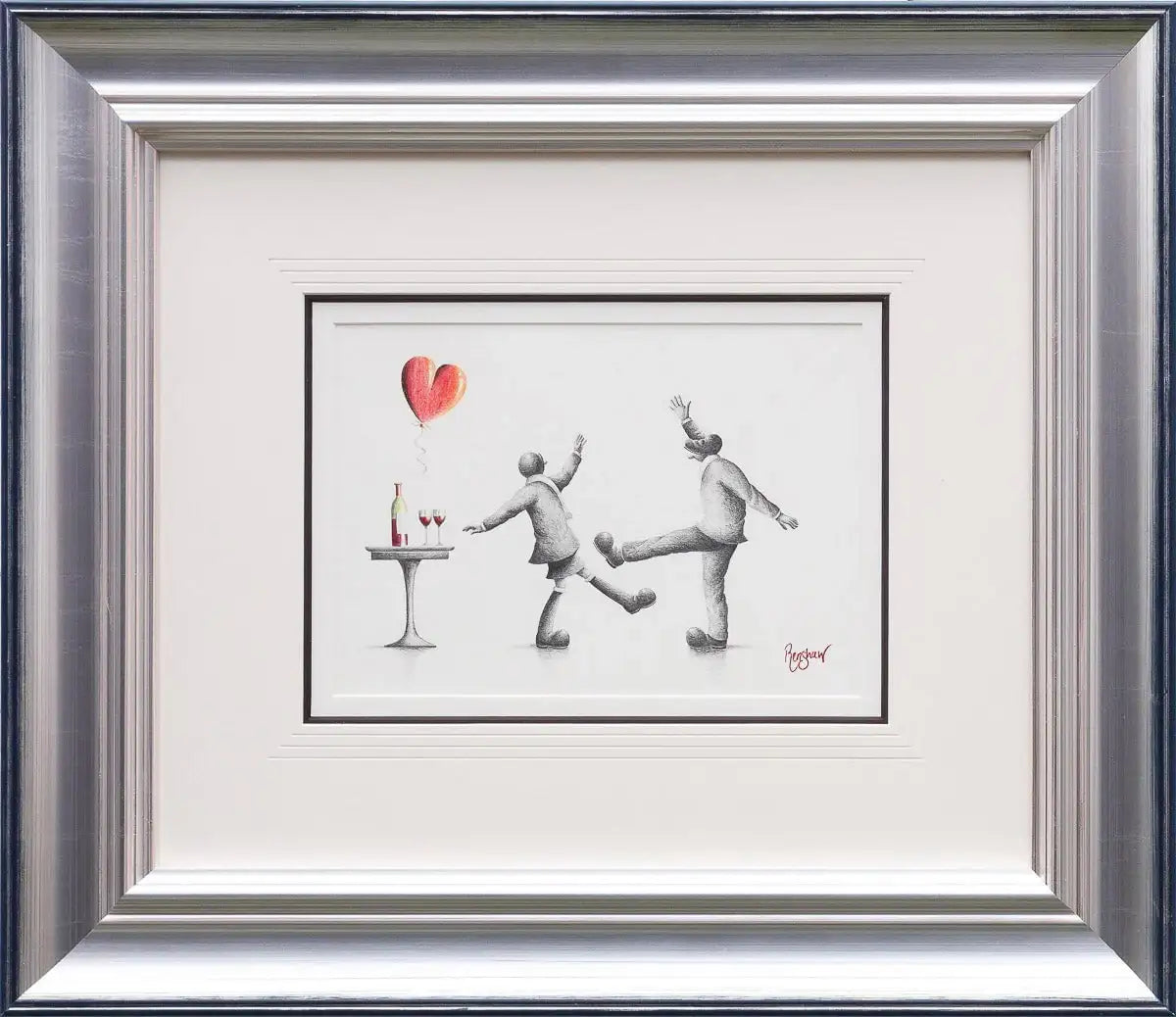 Strictly Come Dancing - Original Sketch by artist David Renshaw - Wyecliffe Galleries