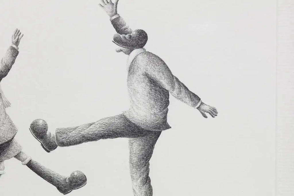 Strictly Come Dancing - Original Sketch by artist David Renshaw - Wyecliffe Galleries