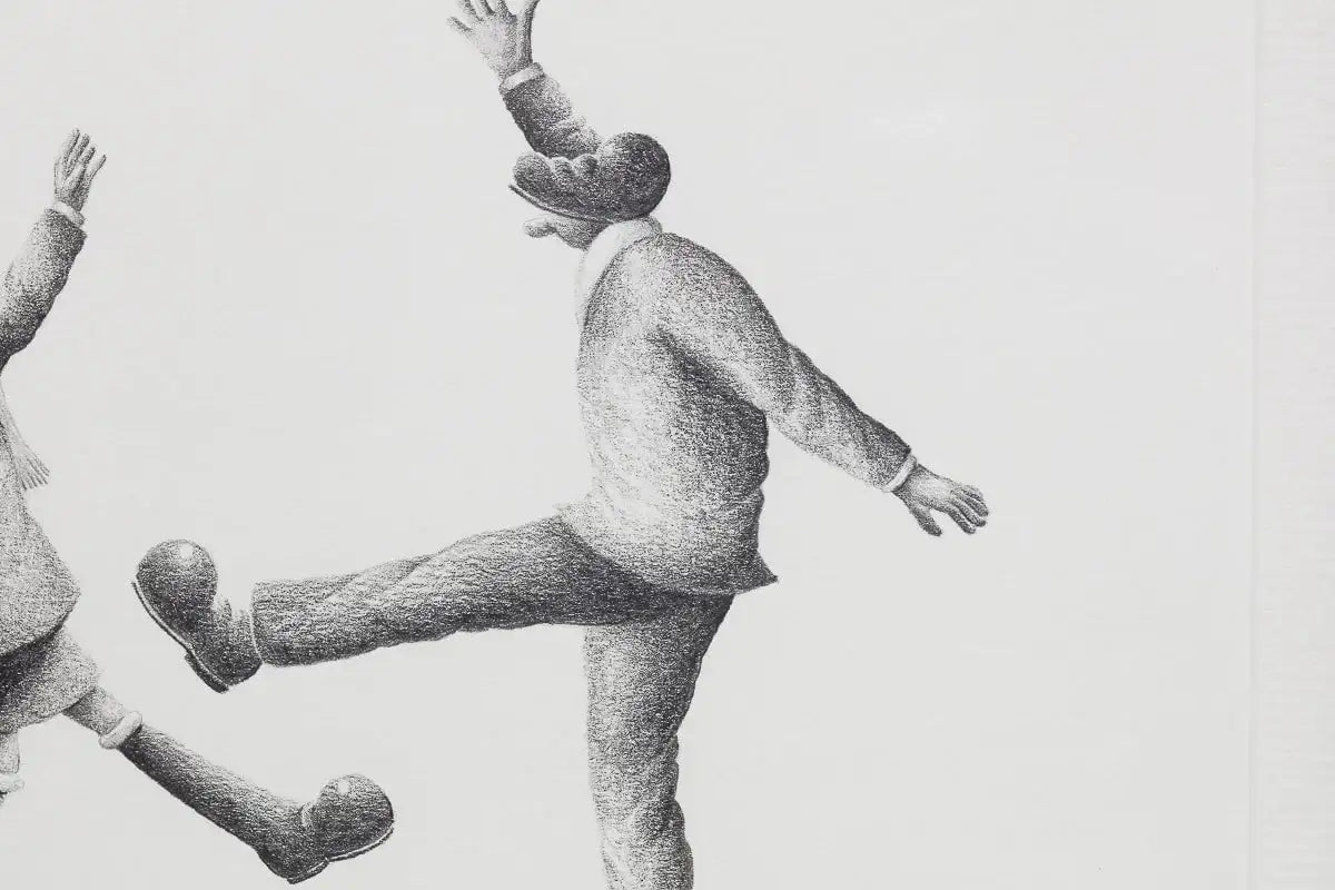 Strictly Come Dancing - Original Sketch by artist David Renshaw - Wyecliffe Galleries