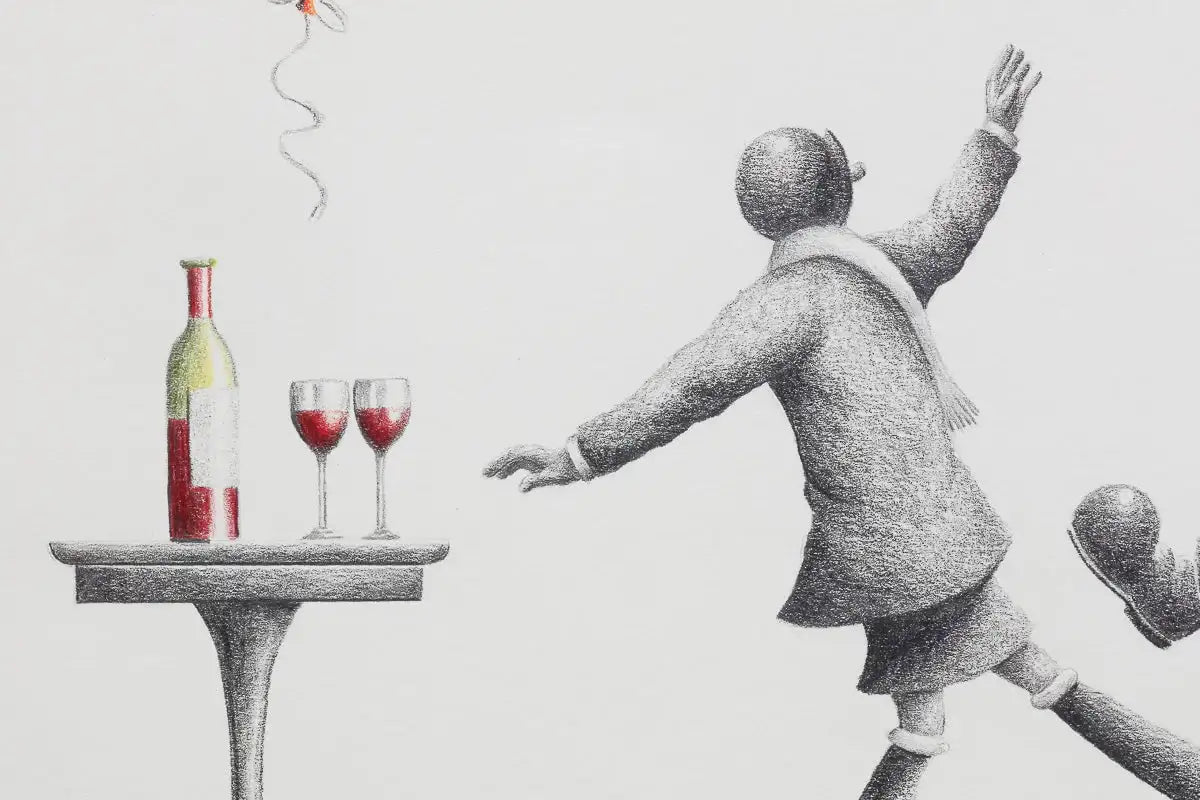 Strictly Come Dancing - Original Sketch by artist David Renshaw - Wyecliffe Galleries