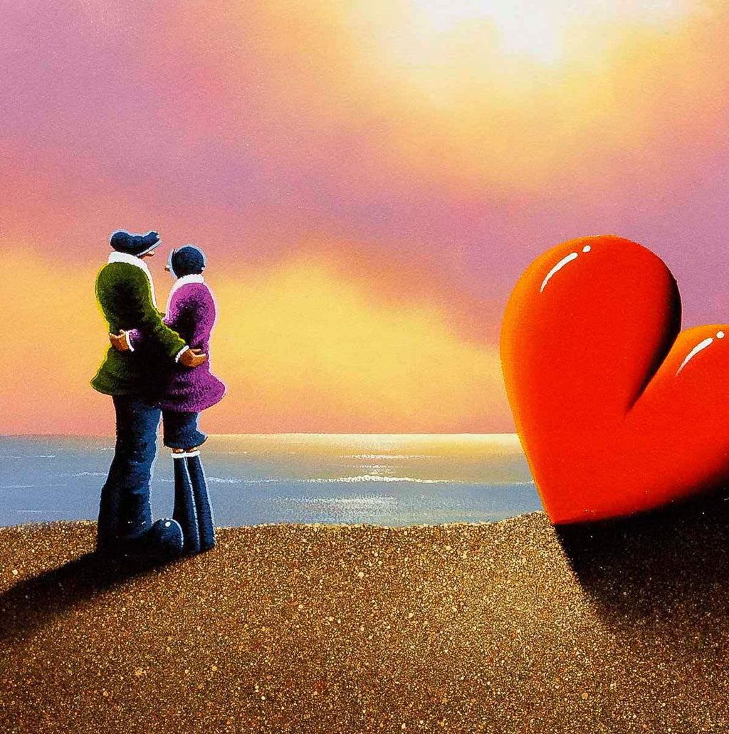 Sunkissed Lovers - Original - SOLD by artist David Renshaw - Wyecliffe Galleries