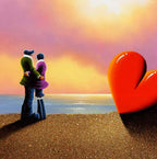 Sunkissed Lovers - Original - SOLD by artist David Renshaw - Wyecliffe Galleries