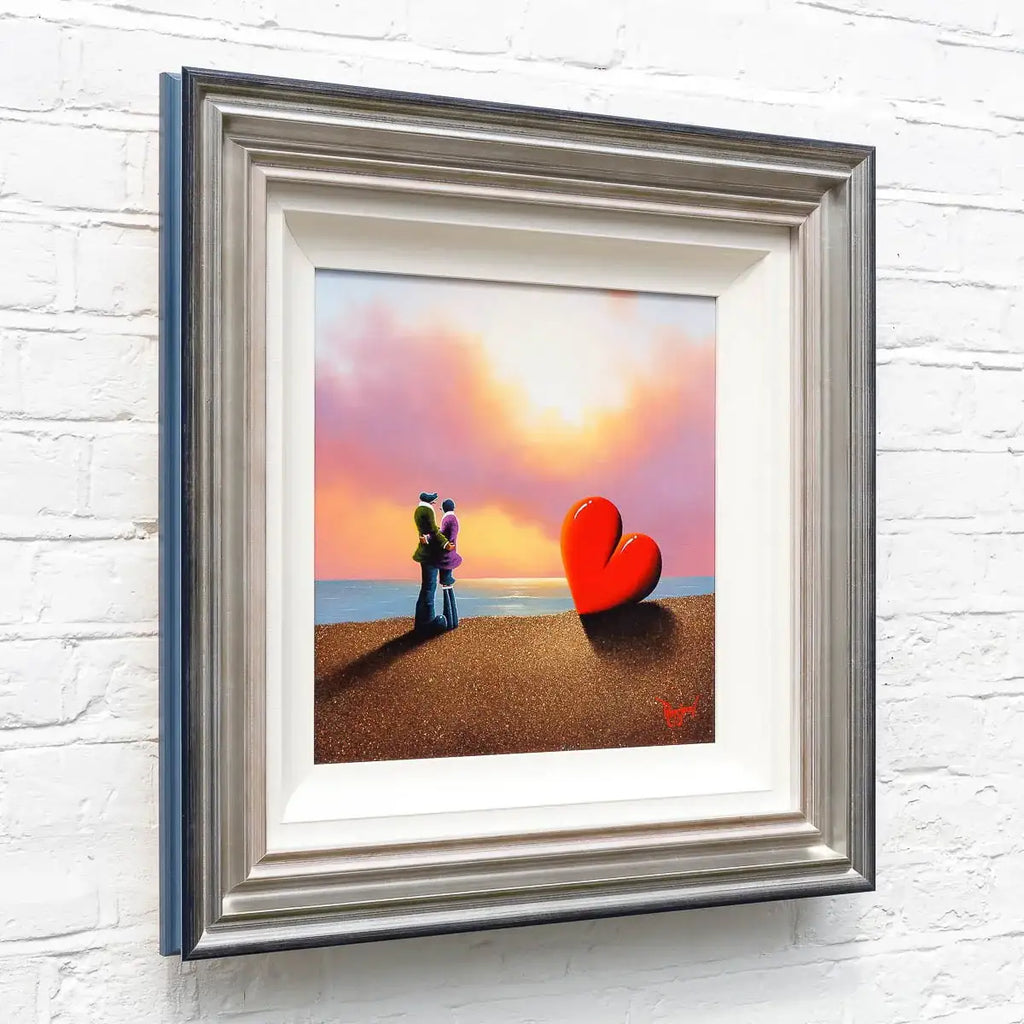 Sunkissed Lovers - Original - SOLD by artist David Renshaw - Wyecliffe Galleries