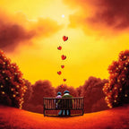 Sunset Dreaming - Original - Original - SOLD by artist David Renshaw - Wyecliffe Galleries