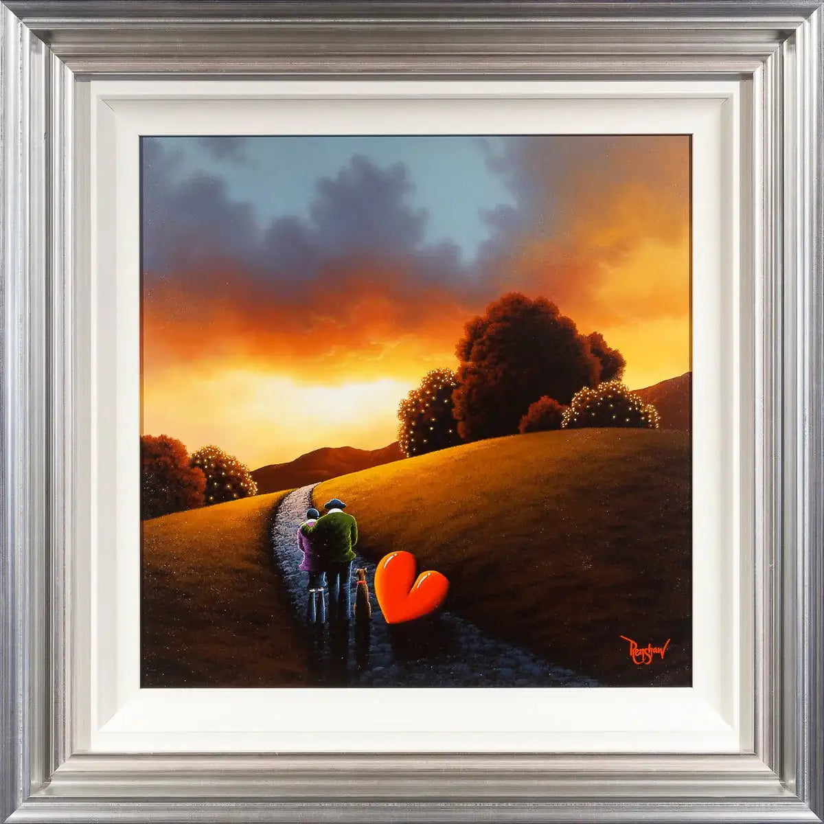 Sunset Gaze - Original - SOLD by artist David Renshaw - Wyecliffe Galleries