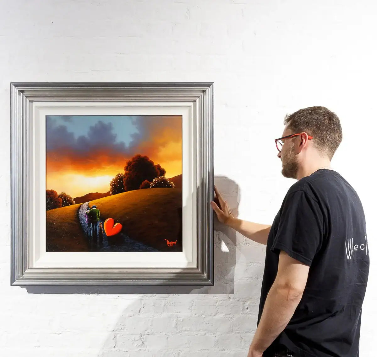 Sunset Gaze - Original - SOLD by artist David Renshaw - Wyecliffe Galleries