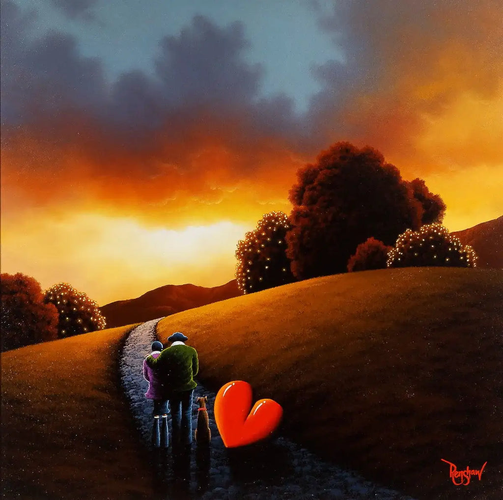 Sunset Gaze - Original - SOLD by artist David Renshaw - Wyecliffe Galleries